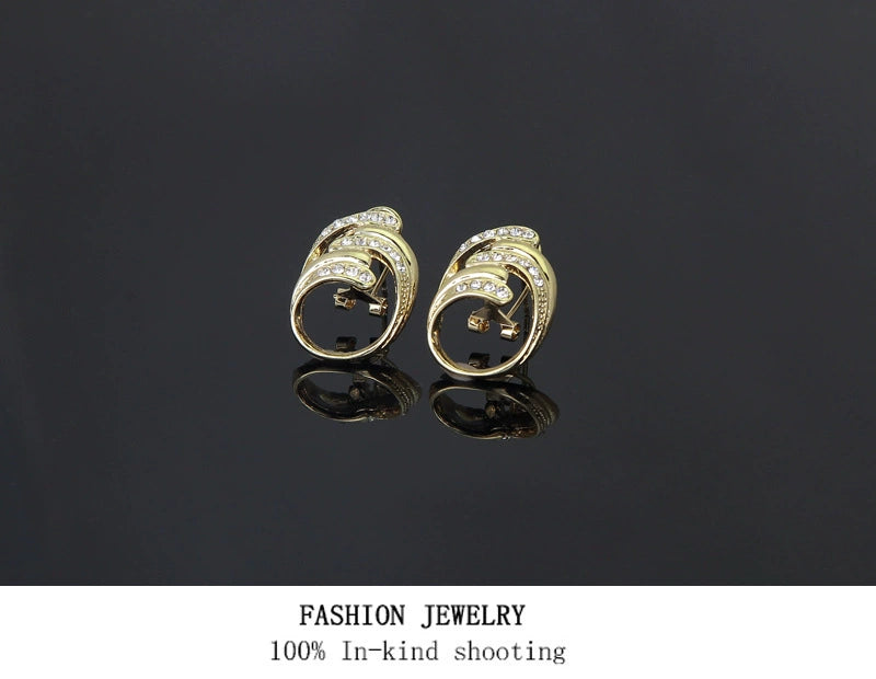 Necklace, Bracelet, Earrings, Ring, Jewelry Set, Four Pieces