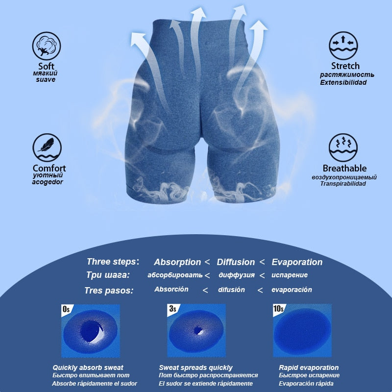 Vital Seamless Sports Short Women Summer High Waist Tight Gym Leggings Squat Proof Tummy Control Workout Running Shorts Women