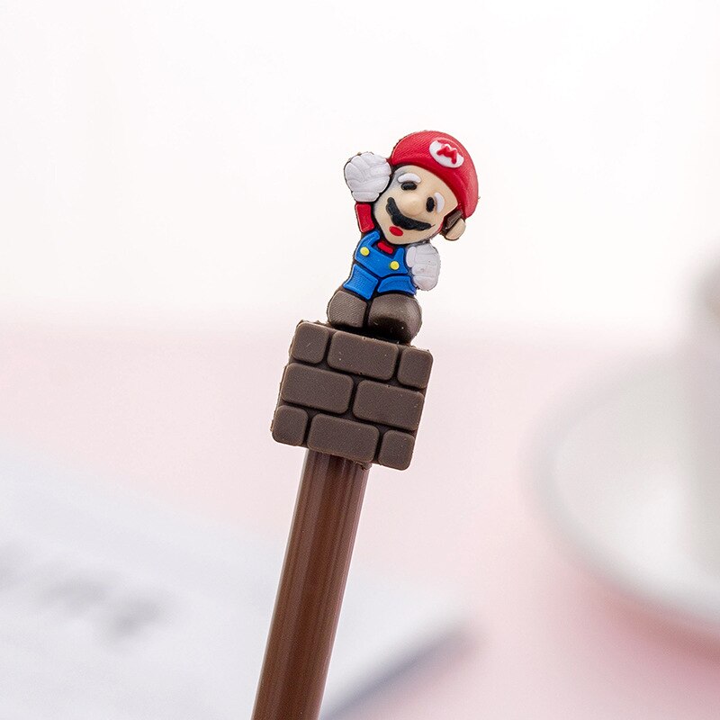1 Pcs Neutral Pen Cute Cartoon Water Pen Signature Pen Creative Stationery Pupils School Pens Office Supplies Wholesale