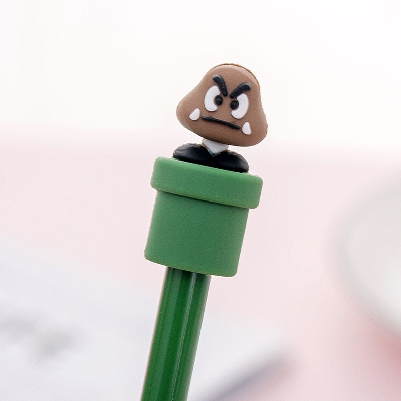 1 Pcs Neutral Pen Cute Cartoon Water Pen Signature Pen Creative Stationery Pupils School Pens Office Supplies Wholesale