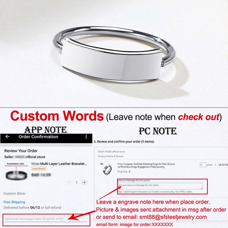 Minimalist Rectangle Signet Ring for Women Personalized Name Stamp Band Gold Tone Stainless Steel Jewelry Custom Initial Gift - Heavenly shershelle